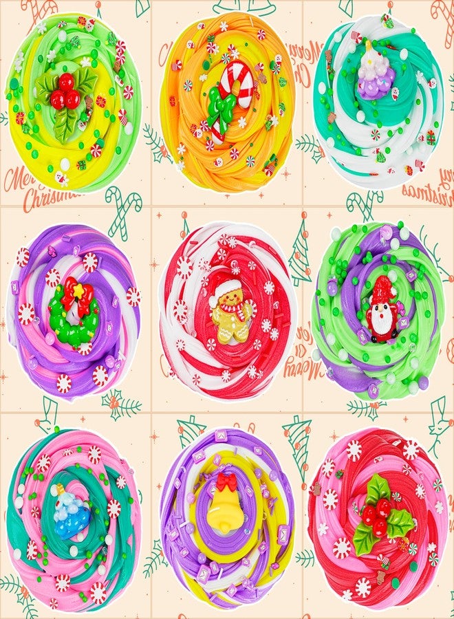 LAWOHO Christmas Stocking Stuffers for Kids, 4 Pack Christmas Slime Balls with Butter Slime & Xmas Add-ins, Slime kit for Girls & Boys Kids Stocking Stuffers, Xmas Gifts for 4 5 6 7 8 9 10+ Year Old - Image 5
